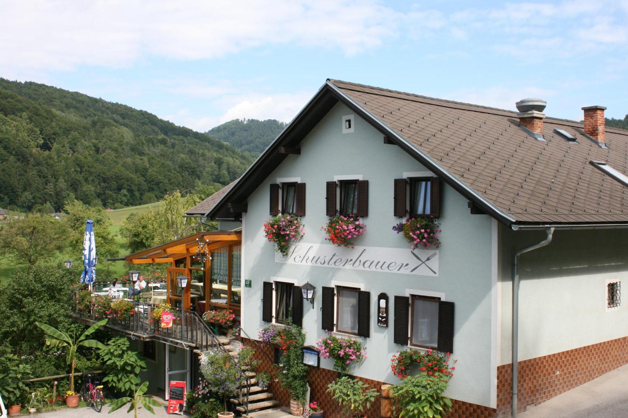Gasthaus - Gaestehaus Schusterbauer Rein Ngoại thất bức ảnh